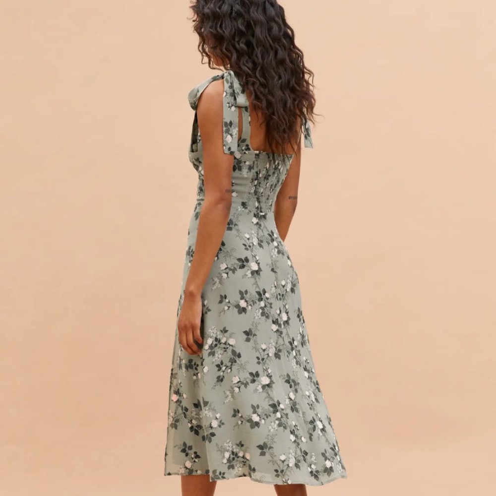NWOT Reformation Twilight Dress Verde